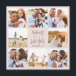 50. Geburtstag rosa Girly Glitzer Magnetkarte<br><div class="desc">50. Geburtstag moderne rosa Girly Glitzer Foto Collage. Modernes Textdesign. Teil einer Sammlung.</div>