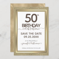 50. Geburtstag Save the Date