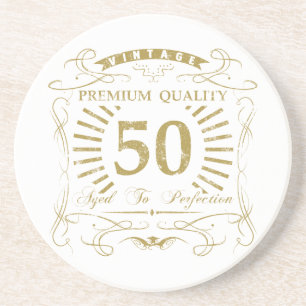 50. Geburtstag Scherzgeschenk Getränkeuntersetzer