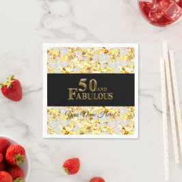 50. Geburtstag Serviette