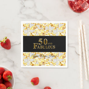 50. Geburtstag Serviette