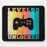 50. Geburtstag Stufe 50 entsperrt Mousepad<br><div class="desc">50. Geburtstag Stufe 50 entsperrt</div>