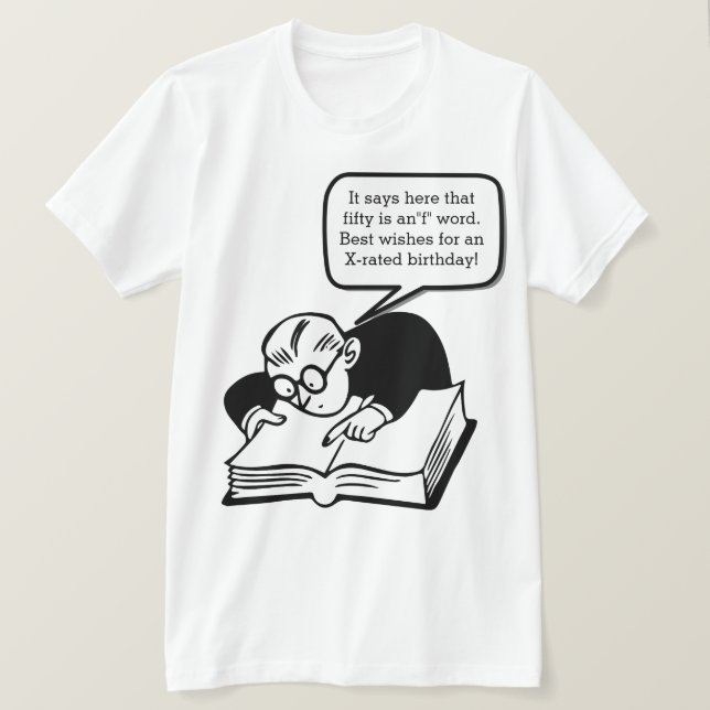 50. Geburtstag T-Shirt (Design vorne)