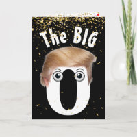 50. Geburtstag Trump Haare Humor mit Konfetti