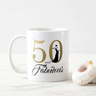 50. Geburtstag und fabelhafter Goldfoil 50. Kaffeetasse