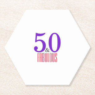 50. Geburtstag und fantastisch Untersetzer