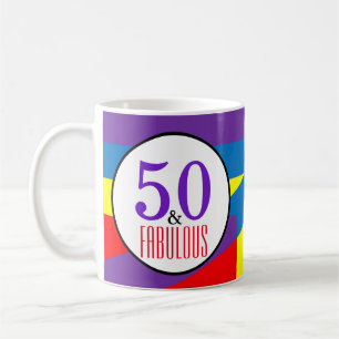 50. Geburtstag und vorzüglich Kaffeetasse