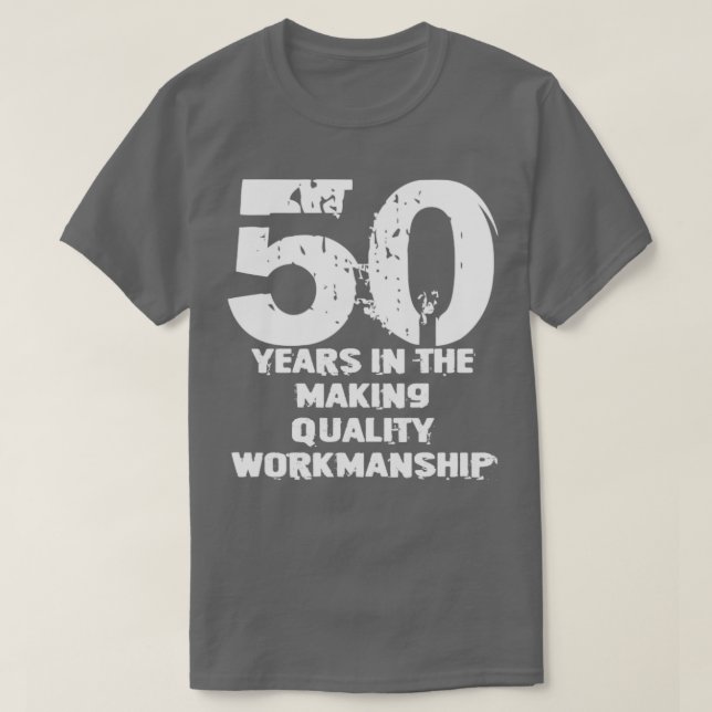50. Geburtstag Vater Opa T-Shirt (Design vorne)