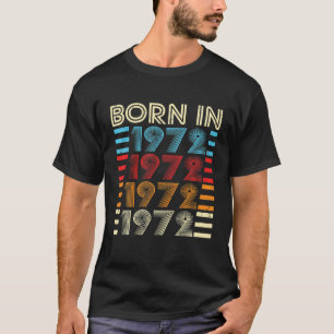 50. Geburtstag Vintag 1972 Geboren 1972 50. Anniv T-Shirt