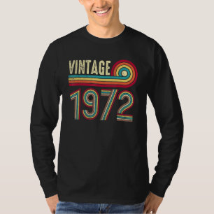 50. Geburtstag Vintag 1972 Klassische Männer Fraue T-Shirt