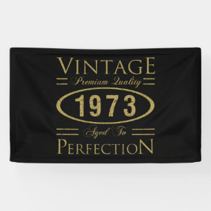 50. Geburtstag Vintag 1973 Banner