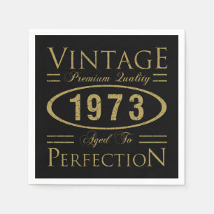 50. Geburtstag Vintag 1973 Serviette