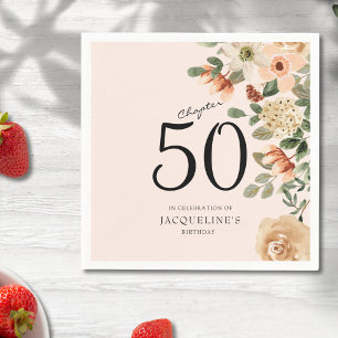 50. Geburtstag Vintag Serviette