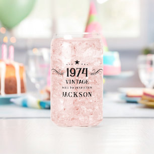 50. Geburtstag Vintage 1974 Dosenglas