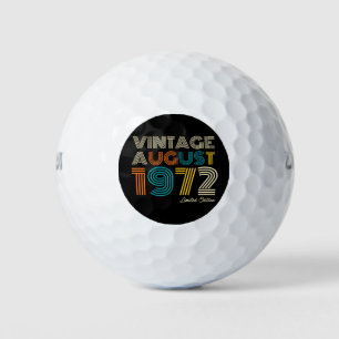 50. Geburtstag Vintager August 1972 Limited Editio Golfball