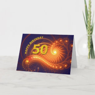 50. Geburtstagkarte Karte
