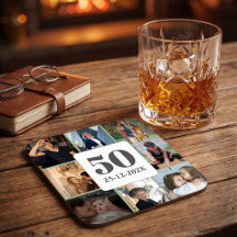 50. Geburtstags-Foto-Collage Mann Männer Meilenste