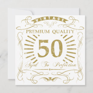 50. Geburtstags-Gag-Geschenk Karte