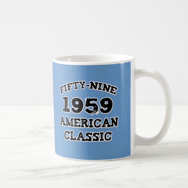 50. Geburtstags-Geschenke, amerikanischer Tasse (Rechts)
