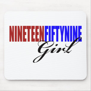 50. Geburtstags-Geschenke, Mädchen 1959! Mousepad