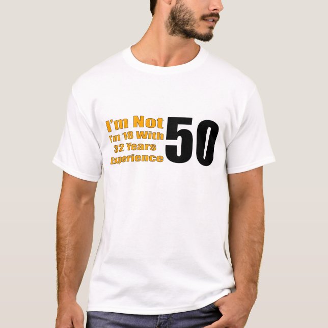 50. Geburtstags-Geschenke T-Shirt (Vorderseite)