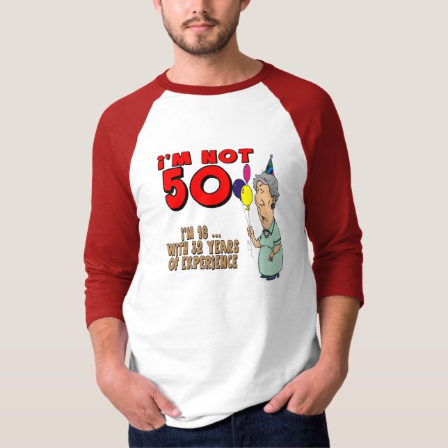 50. Geburtstags-Geschenke T-Shirt (Vorderseite)