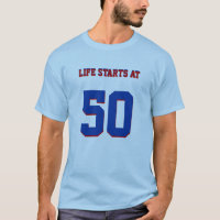 50. Geburtstags Joke Life beginnt mit 50