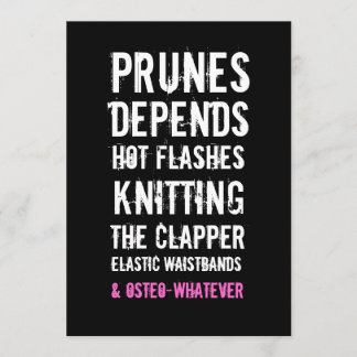 50. Geburtstags-Party-alte Dame Einladung