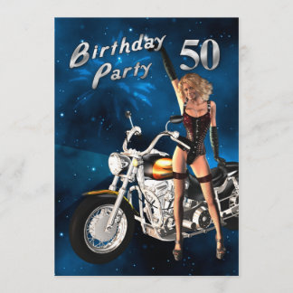 50. Geburtstags-Party Einladung