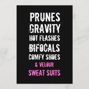 50. Geburtstags-Party - lustig für sie Einladung