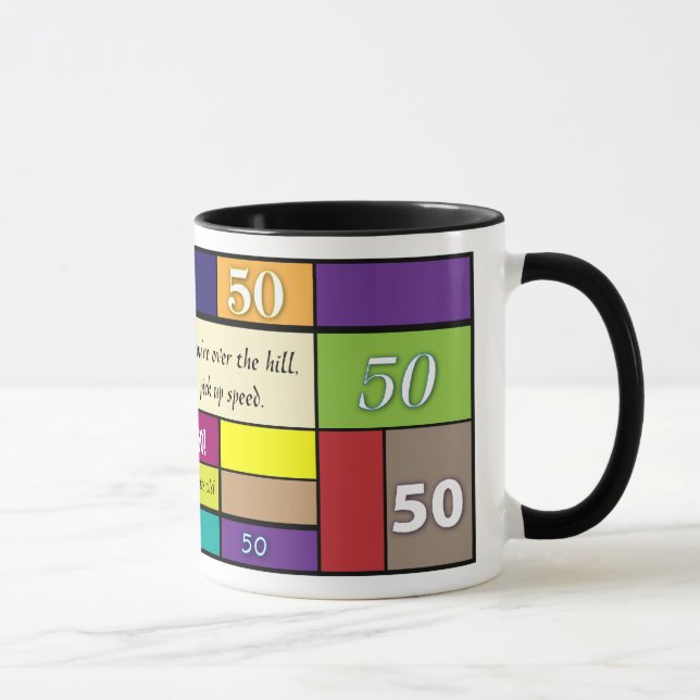 50. Geburtstags-Tasse Tasse (Rechts)
