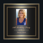 50. Geburtstagseinladung - Foto Einladung<br><div class="desc">Wenn Sie bei der Erstellung Ihrer Einladung individuelle Farben oder Hilfe benötigen,  kontaktieren Sie mich unter zazzlepartydepot@gmail.com. Ich freue mich auf Ihre Nachricht!</div>