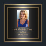 50. Geburtstagseinladung - Foto Einladung<br><div class="desc">Wenn Sie bei der Erstellung Ihrer Einladung individuelle Farben oder Hilfe benötigen,  kontaktieren Sie mich unter zazzlepartydepot@gmail.com. Ich freue mich auf Ihre Nachricht!</div>