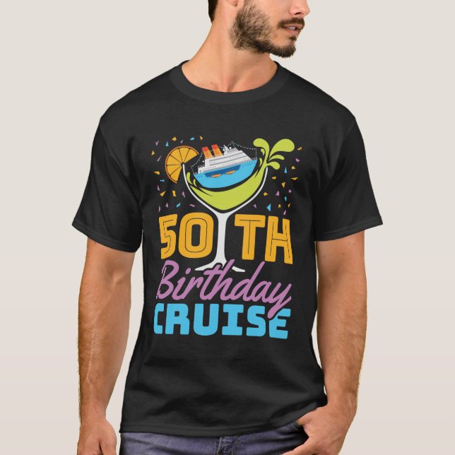 50. Geburtstagsfahrt T-Shirt (Vorderseite)