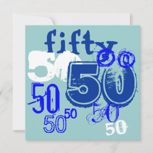 50. Geburtstagsfeier Einladung