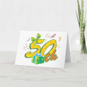 50. Geburtstagsfeier Grußkarten Karte