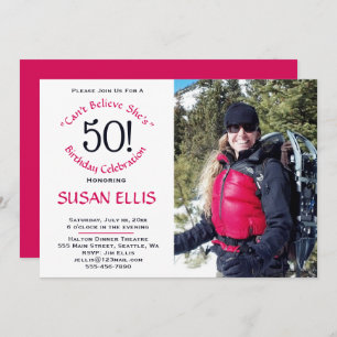 50. Geburtstagsfeier Party Einladung