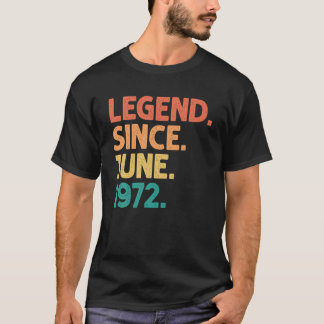 50. Geburtstagsfeier Seit Juni 1972 50 Jahre alt T-Shirt