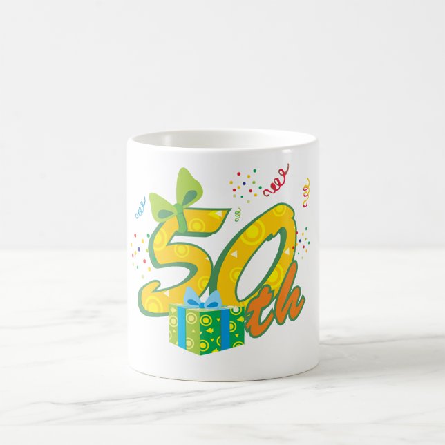 50. Geburtstagsfeier Tasse (Von Creator hochgeladen)