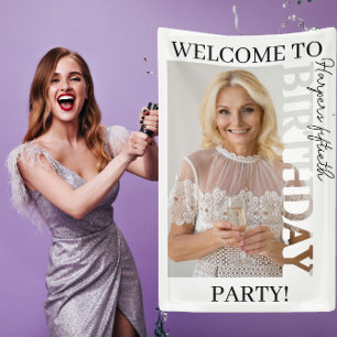 50. Geburtstagsfoto College-Party Banner