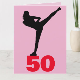 50. GEBURTSTAGSFUNNY FÜR IHRE GREETING CARD DANKESKARTE