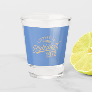 50. Geburtstagsgeschenk Idee - 50 Jahre Schnapsglas