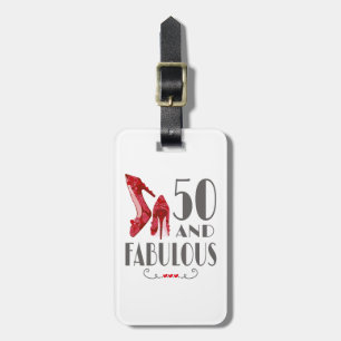 50. Geburtstagsgeschenk im 50. und fabelhaftes Ges Gepäckanhänger