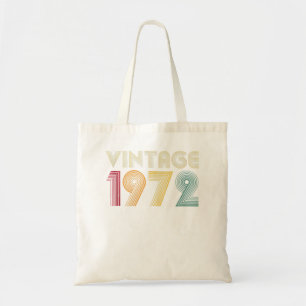 50. Geburtstagsgeschenk Männer Frauen Vintage 1972 Tragetasche