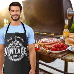 50. Geburtstagsgeschenk Vintag vollendet Schürze