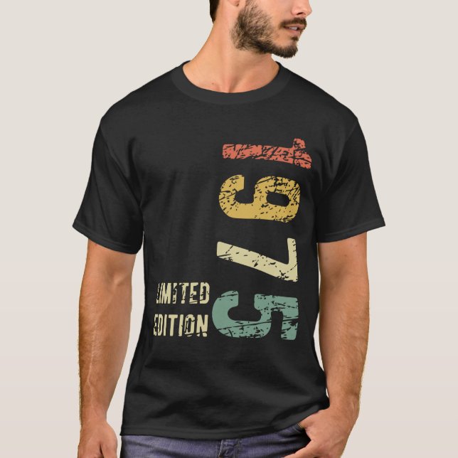 50. Geburtstagsgeschenk Vintage 1975 50 Jahre alt T-Shirt (Vorderseite)