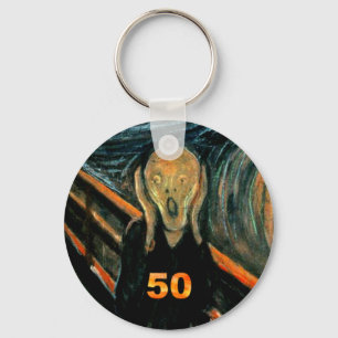 50. Geburtstagsgeschenke, der Schrei 50! Schlüsselanhänger