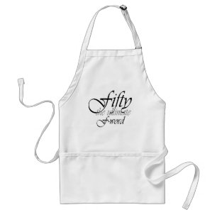 50. Geburtstagsgeschenke - fünfzig, das Schürze
