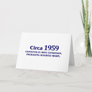 50. Geburtstagsgeschenke! Karte