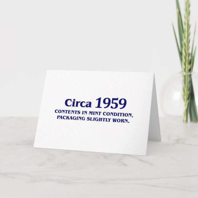 50. Geburtstagsgeschenke! Karte (Vorderseite)